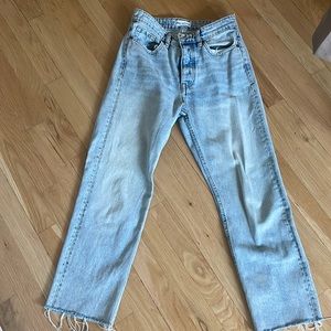 Zara light blue jeans